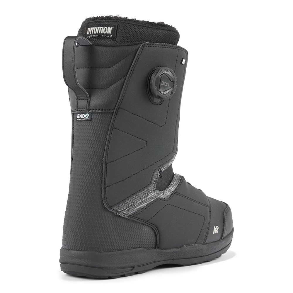K2 Hanford Men's Snowboard Boots - Comfortable & Durable for All-Mountain Riding - Perfect for Freestyle, Park, and Powder Snowboarding