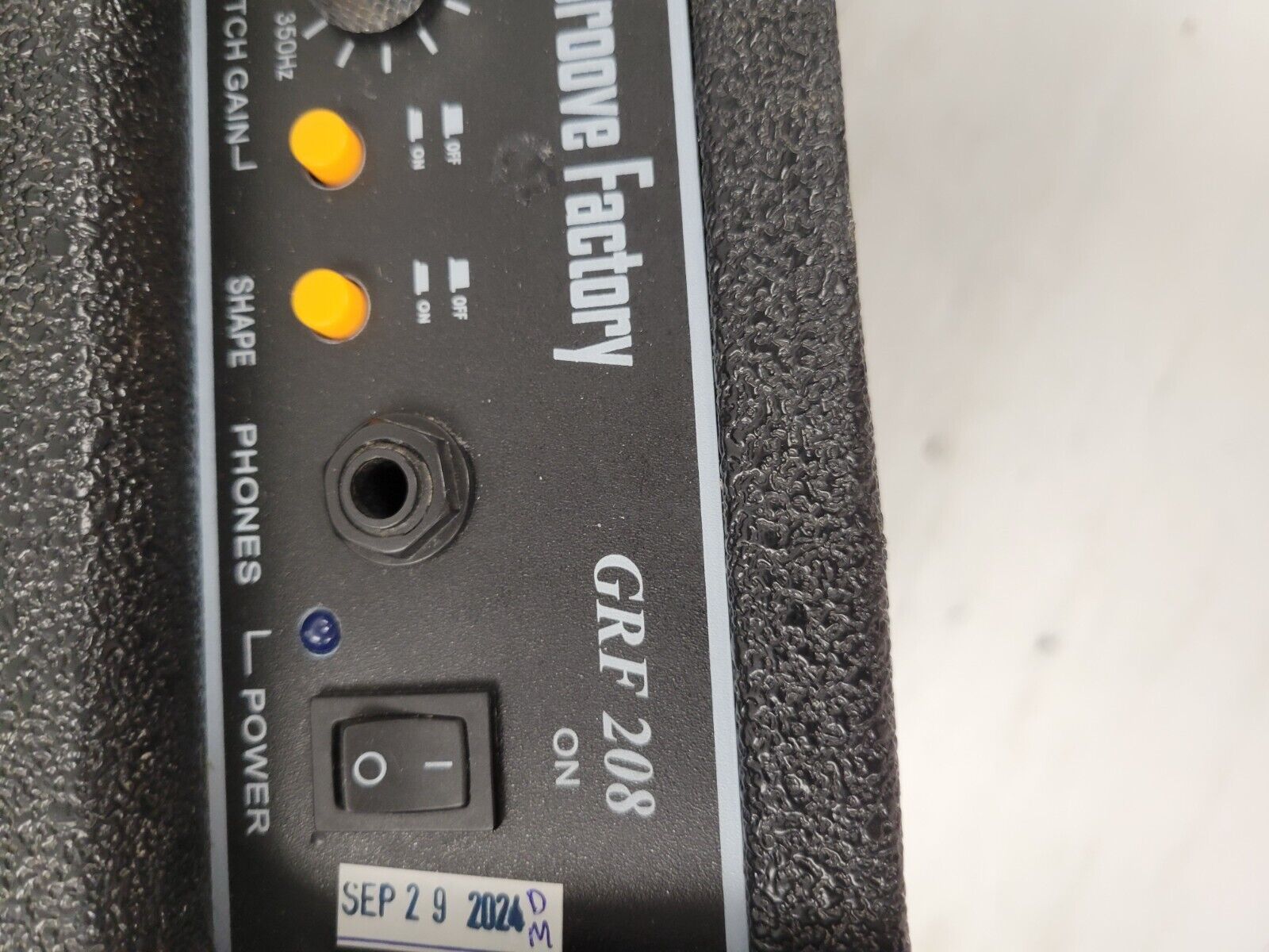 Groove Factory GRF208 20W Electric Guitar Amplifier - Compact Amp for Practice, Home Studio & Live Performances