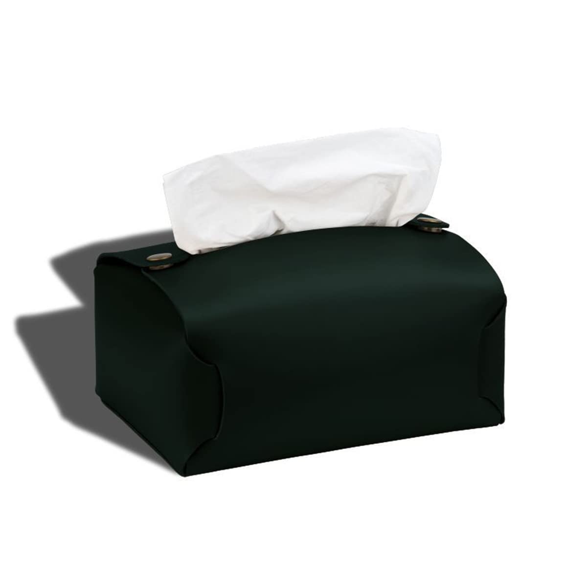 Premium PU Leather Square Tissue Box Cover - Detachable Napkin Holder for Bathroom, Office, Car, Nightstand, Outdoor Tent & Dining Table | Stylish Home & Car Accessory for Everyday Use