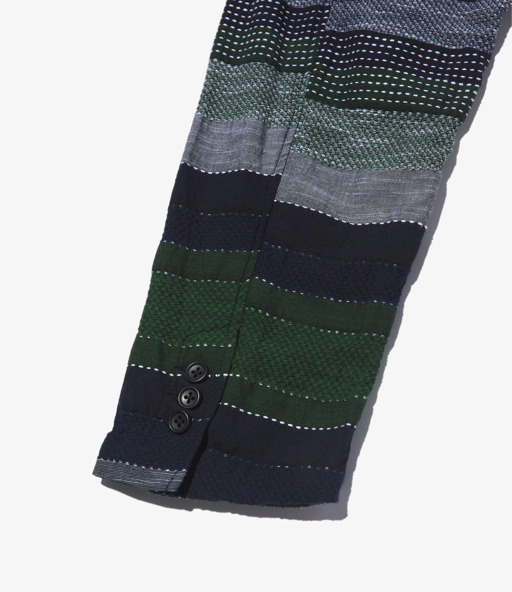 Loiter Jacket - Navy/Yellow/Green Madras Jacquard Dobby Lightweight Water-Resistant Windbreaker for Men | Perfect for Outdoor Adventures, Travel & Casual Wear