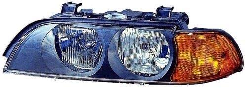 Go-Parts - Left (Driver) Side Headlight Assembly for 1997-1998 BMW 540i - Halogen Composite Replacement with Housing, Lens & Cover (Part# 63138362525) - Perfect for Night Driving & Foggy Conditions