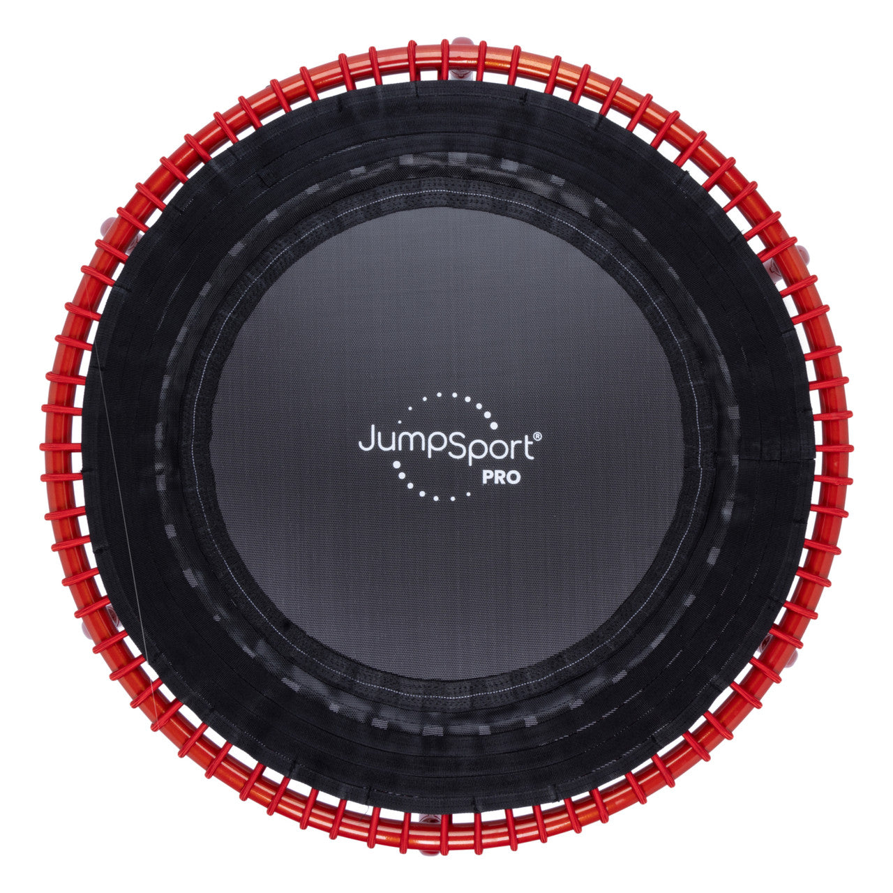JumpSport 350 PRO Rebounder Trampoline - TRUE COLORS Series in Vibrant Red | 39-Inch Fitness Trampoline for Home Workouts | Ideal for Cardio, Weight Loss & Indoor Exercise