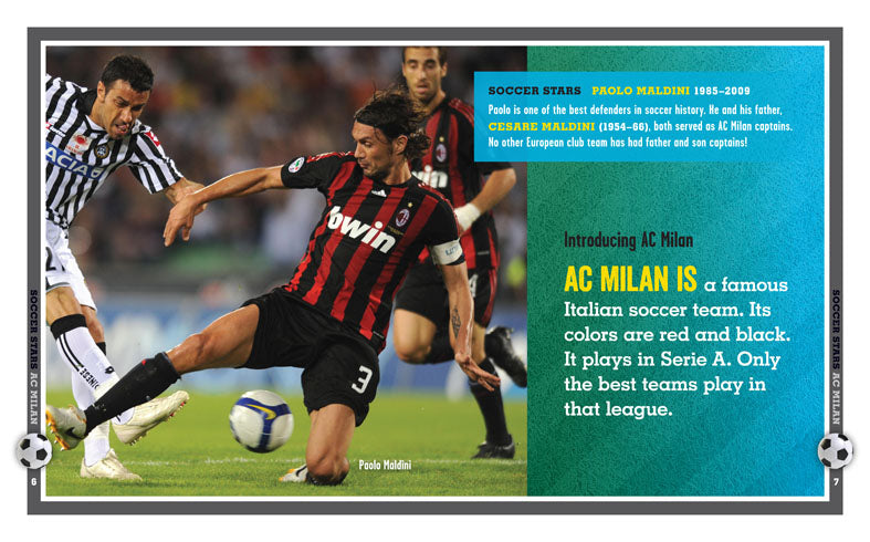 AC Milan Official Book 9781608187997 - Perfect Gift for Soccer Fans, Collectors & Sports Enthusiasts | Home Decor, Man Cave, Sports Memorabilia Collection