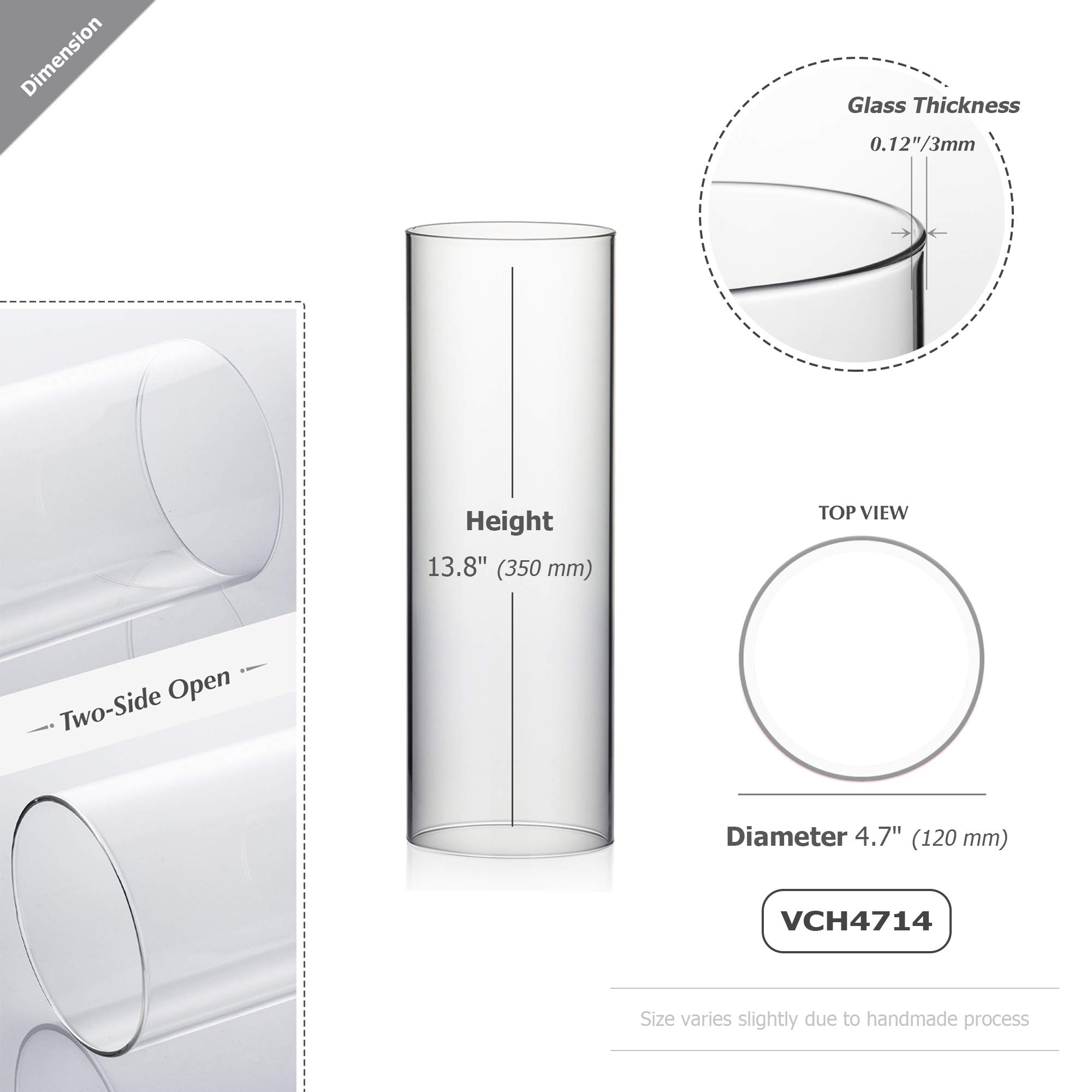 WGVI Hurricane Candle Holder Sleeve - 4.7