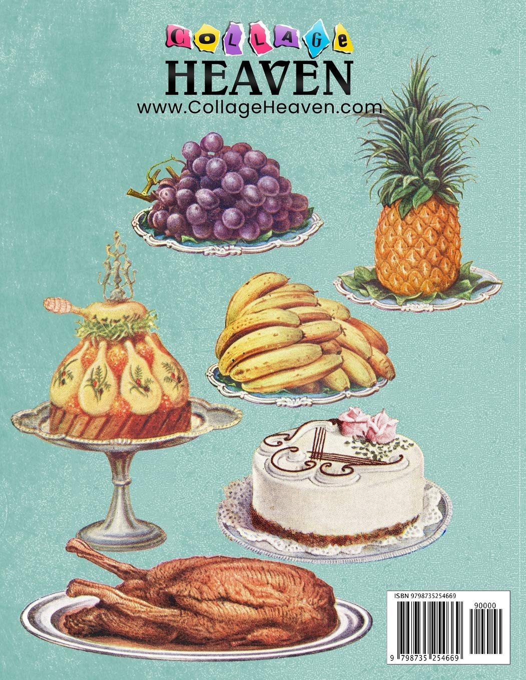 Vintage Dishes & Plates Cut Out Collage Book - 190+ High-Quality Illustrations for Mixed Media & Scrapbooking Artists | Perfect for DIY Crafts, Junk Journals, and Art Projects (Cut and Collage Books)