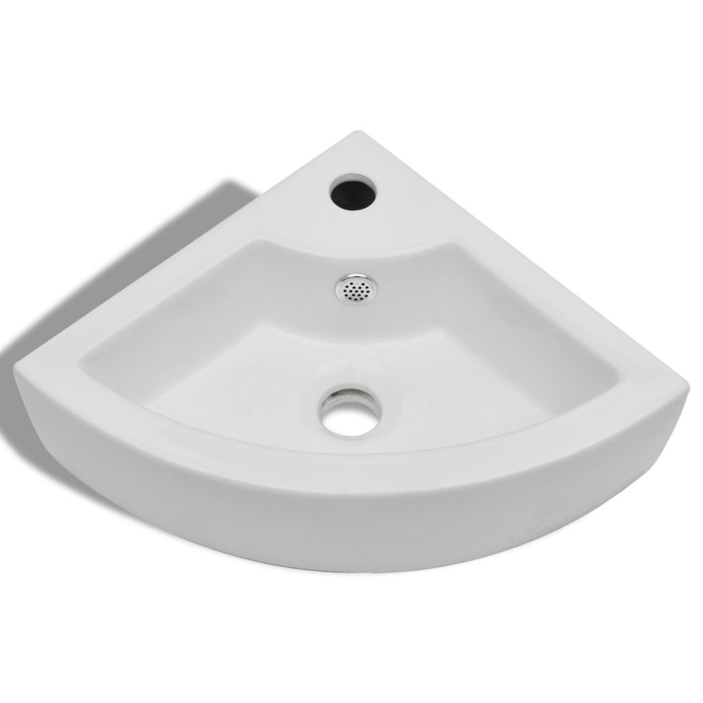 Premium Ceramic Bathroom Basin Sink - 17.3