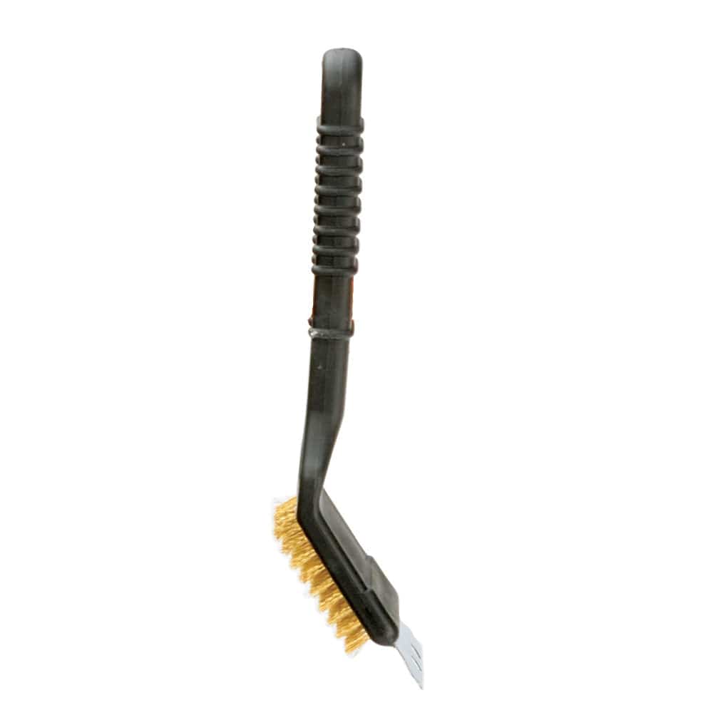 Premium RSVP BBQ Grill Brush with Stainless Steel Bristles - Heavy Duty Grill Cleaner for Gas, Charcoal & Electric Grills - Perfect for Backyard BBQs, Camping & Outdoor Cooking