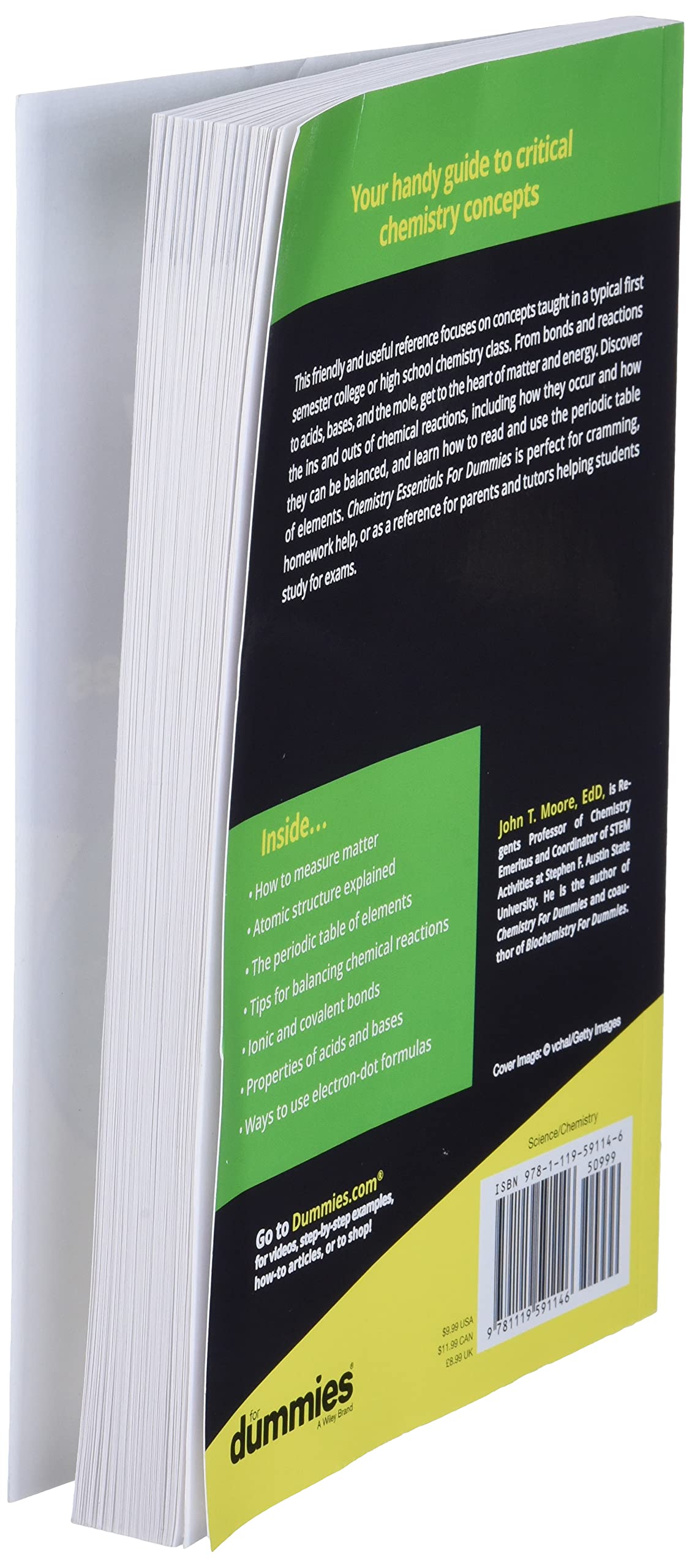 Chemistry Essentials For Dummies - Easy Guide to Basic Chemistry Concepts for Students & Beginners | Perfect for Homeschooling & Self-Study