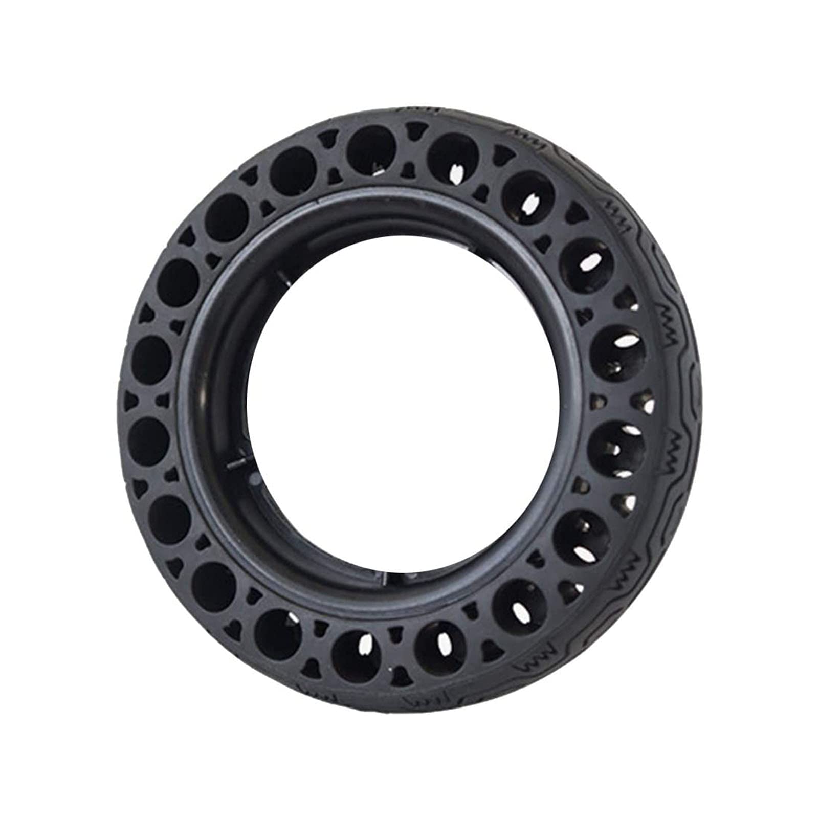 JYCCH 8x2.0 Inch Electric Scooter Replacement Wheel - TPS Damping Solid Tire with Strong Grip, Anti-Explosion Front/Rear Tire for Enhanced Safety | Perfect for Commuting, Urban Travel & Last-Mile Transportation (Black)