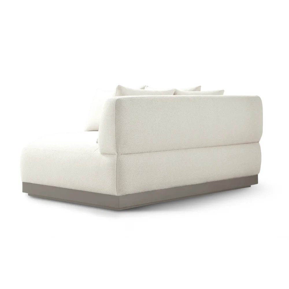 Amalfi Outdoor Curved Corner Sectional Sofa Set - Waterproof Patio Furniture for Backyard, Poolside & Garden - Modern All-Weather Wicker Conversation Set with Cushions