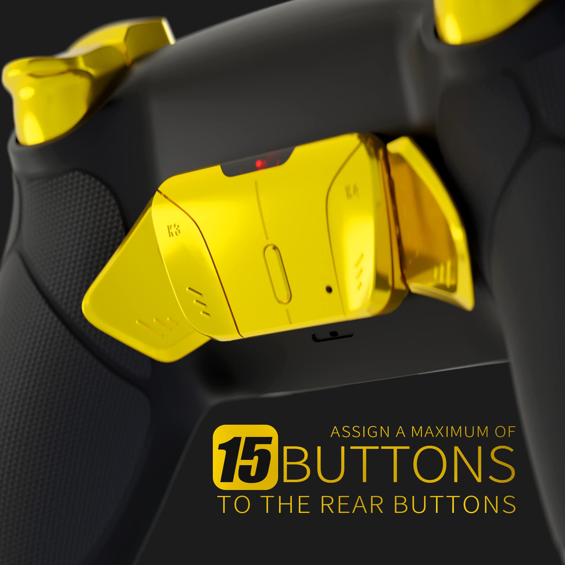 HEXGAMING RIVAL PRO Wireless Gaming Controller for PS5/PS4 - Back Buttons, Mouse-Click Triggers, Interchangeable Thumbsticks, Ergonomic Design - Perfect for FPS, Racing & Competitive Gaming (Clown Edition)