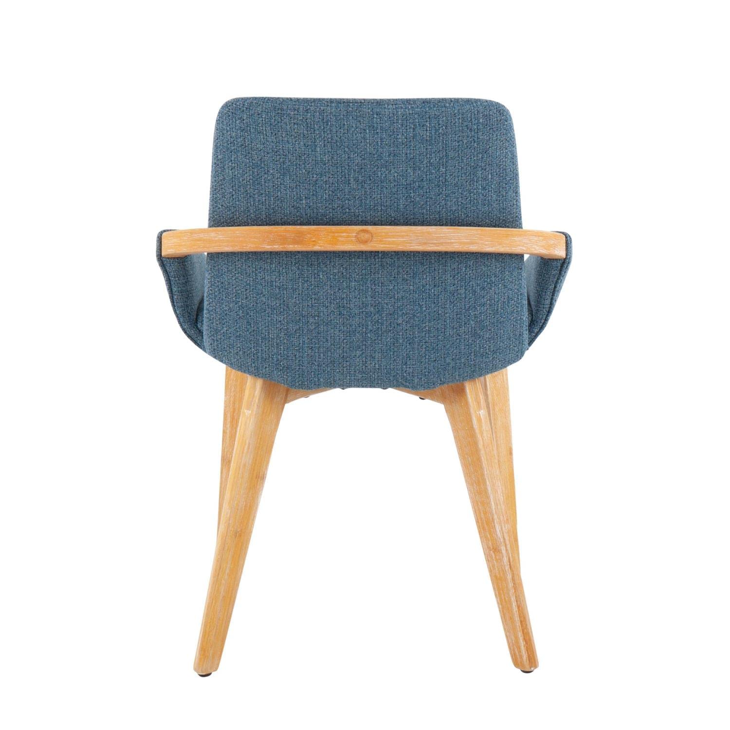 LumiSource Cosmo Chair - Mid-Century Modern Upholstered Dining Chair Set of 2, Comfortable Kitchen Chairs for Dining Table - Perfect for Home, Restaurant & Office Use