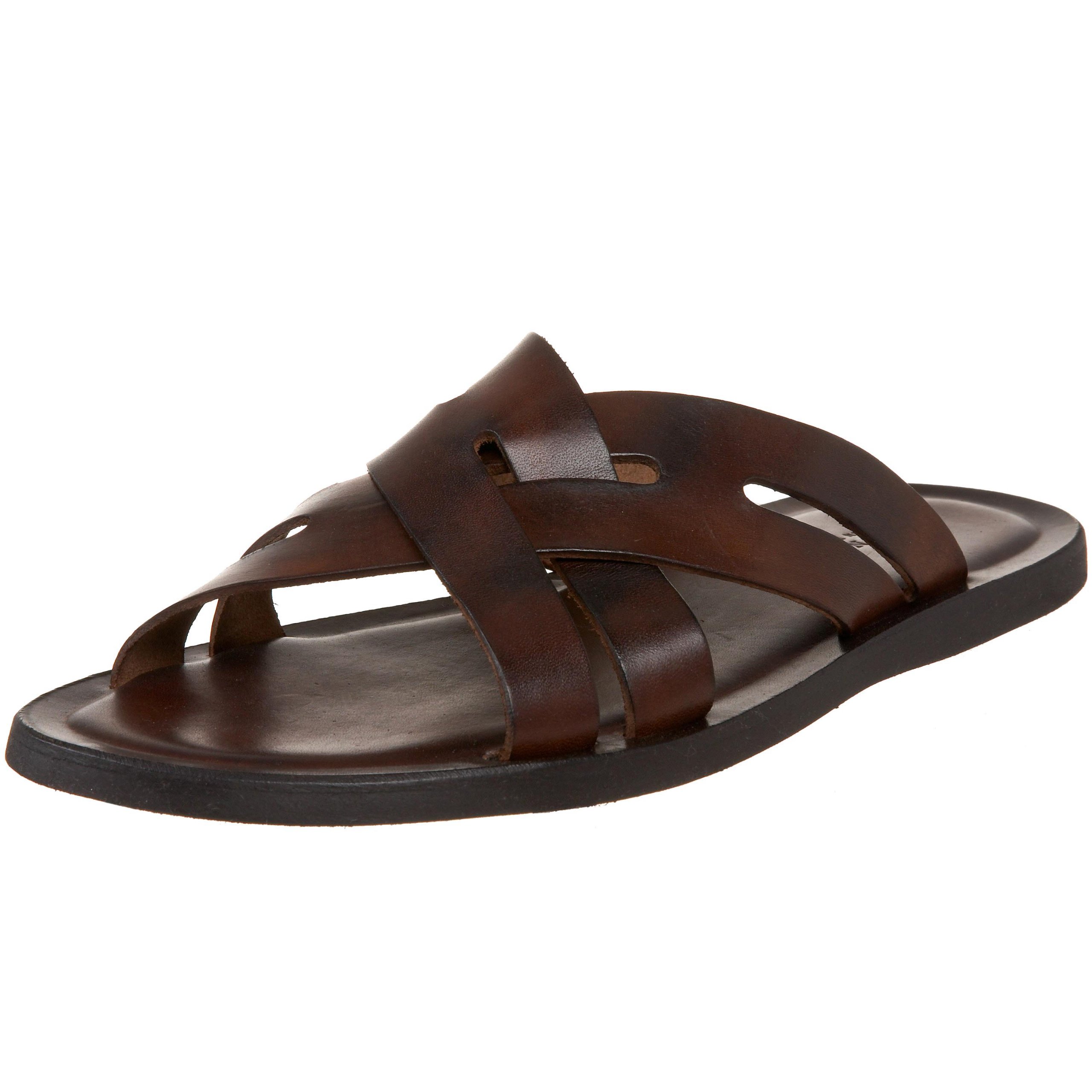 To Boot New York Men's Palm Beach Sandal - Comfortable Leather Slide Sandals for Summer, Beach & Casual Wear - Perfect for Vacation, Poolside & Outdoor Relaxation