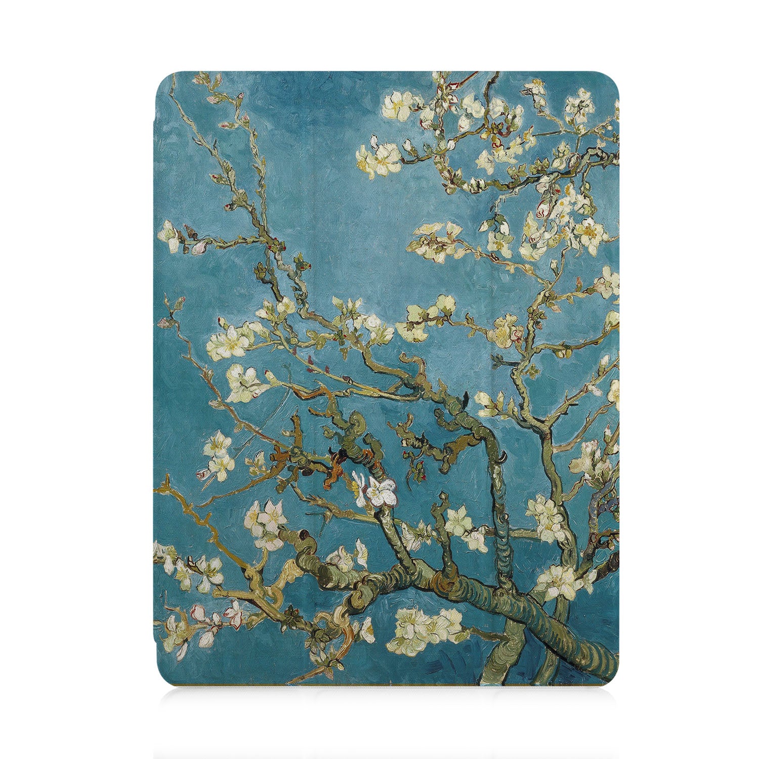 Premium iPad Trifold Case with Oil Painting Design - Slim Protective Cover for iPad Air/Pro (6th/5th/4th Gen) - Perfect for Work, Travel & Home Use