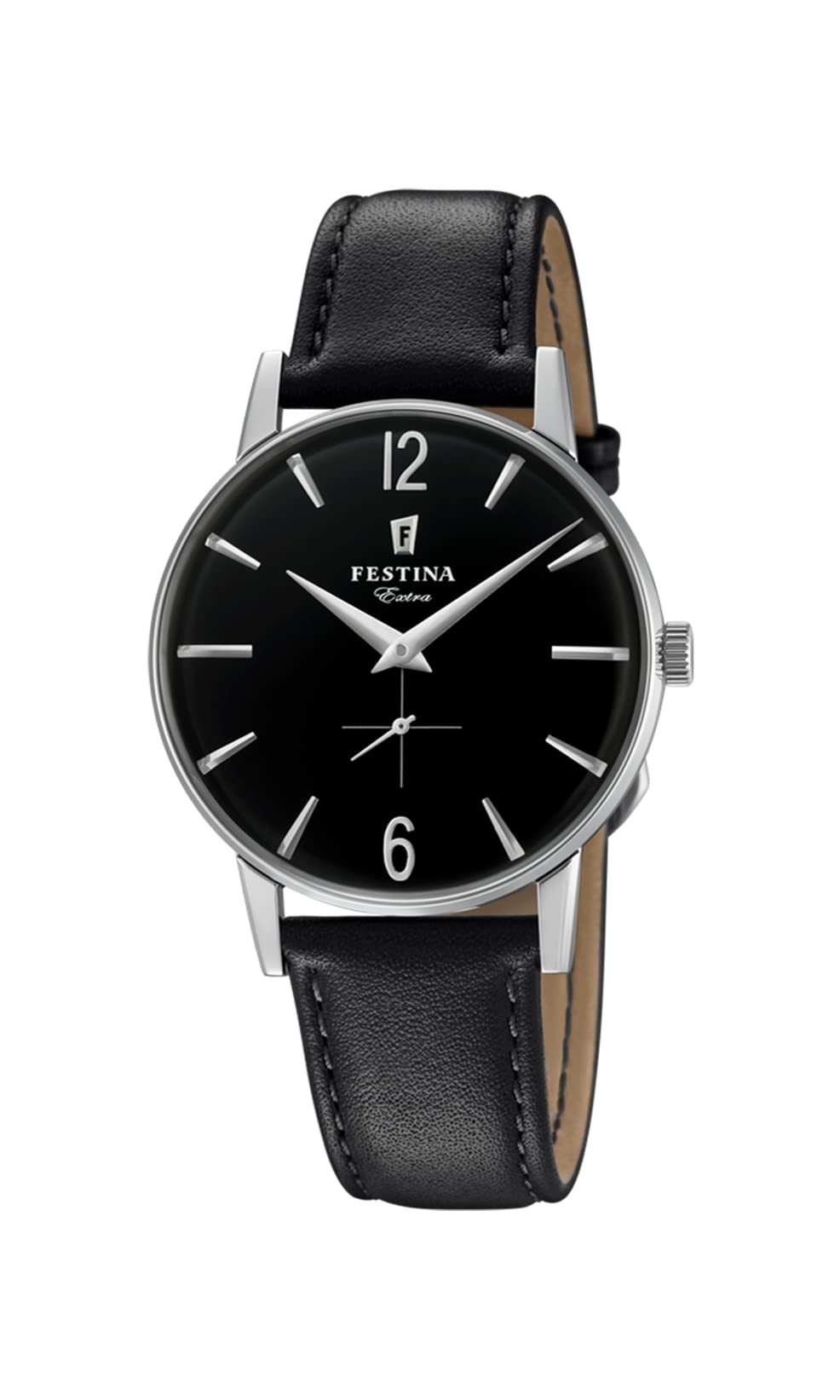 Festina Men's Classic Analog Quartz Watch with Genuine Leather Strap - Water Resistant Dress Watch for Business & Formal Occasions (Model F20248/4)