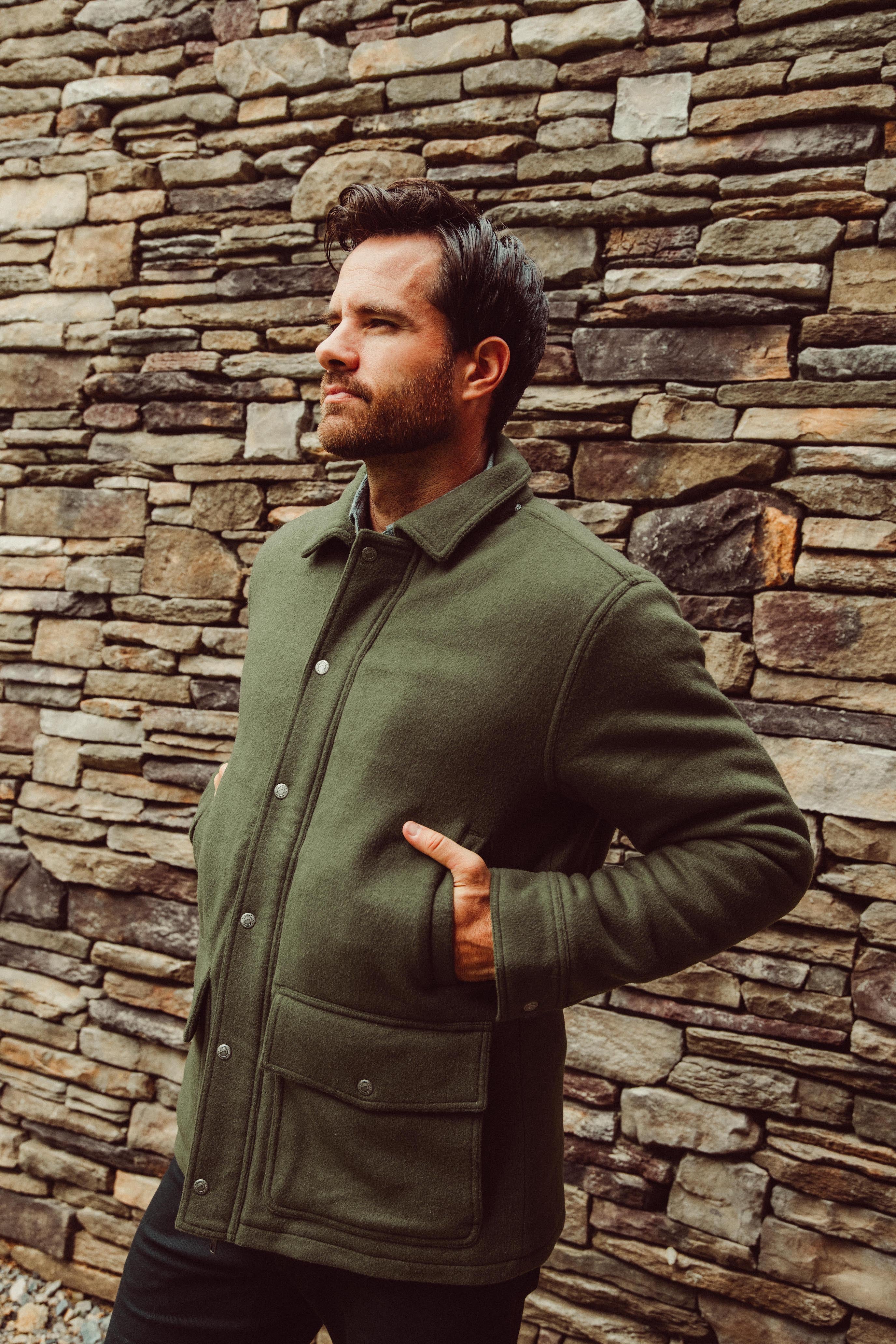 Premium Dover Wool Jacket for Men & Women - Warm Winter Coat with Stylish Design - Perfect for Outdoor Activities, Hiking & Cold Weather Fashion