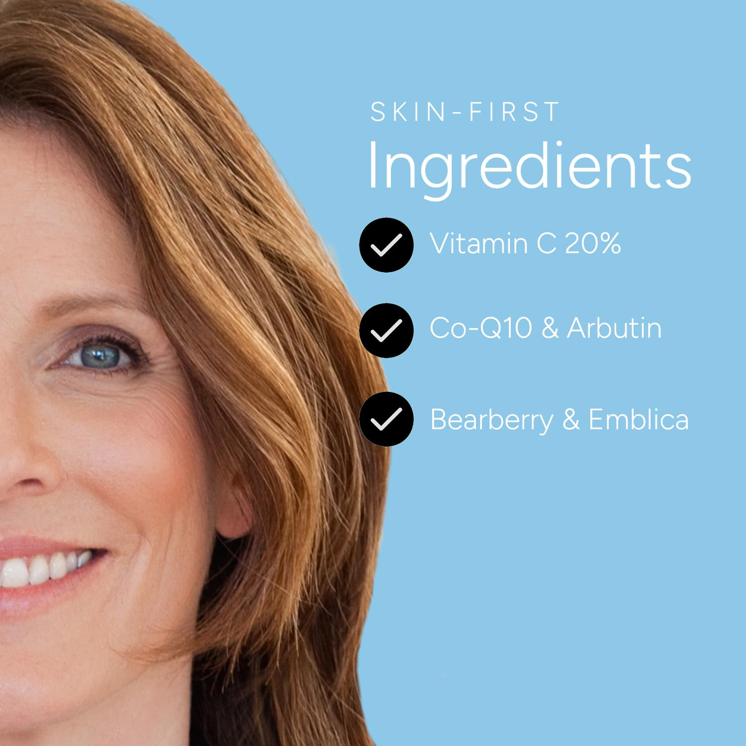 Rachel Moayer Luxe 20% Vitamin C Serum for Face - Brightening & Dark Spot Corrector, Anti-Aging Treatment with Hyaluronic Acid | Day & Night Use for Glowing Skin