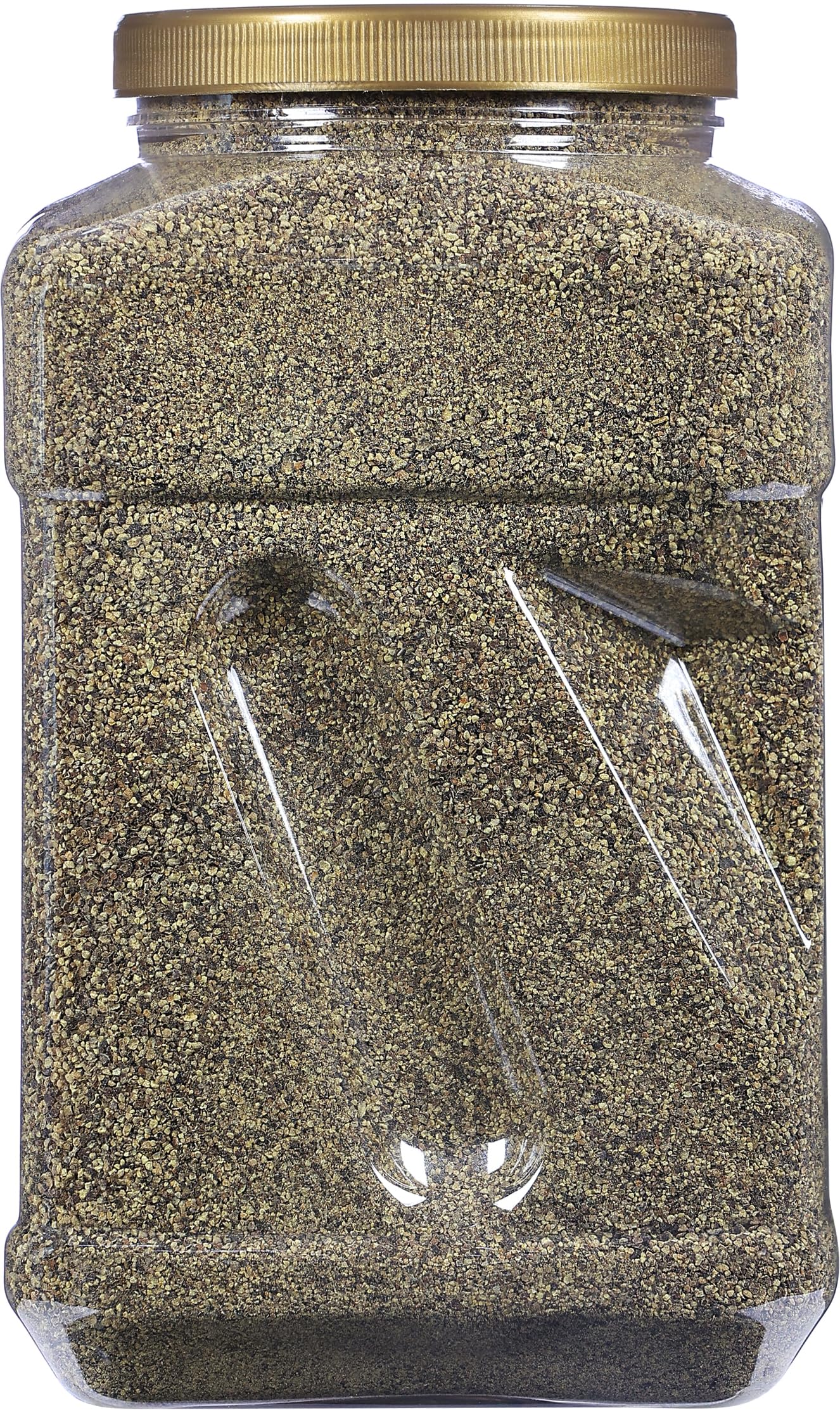 Rani Black Pepper Coarse Ground 28 Mesh (Table Grind) - 80oz (5lbs) 2.27kg Bulk PET Jar | All Natural, Vegan, Gluten Free, Non-GMO, Kosher Certified | Perfect for Cooking, Grilling & Seasoning