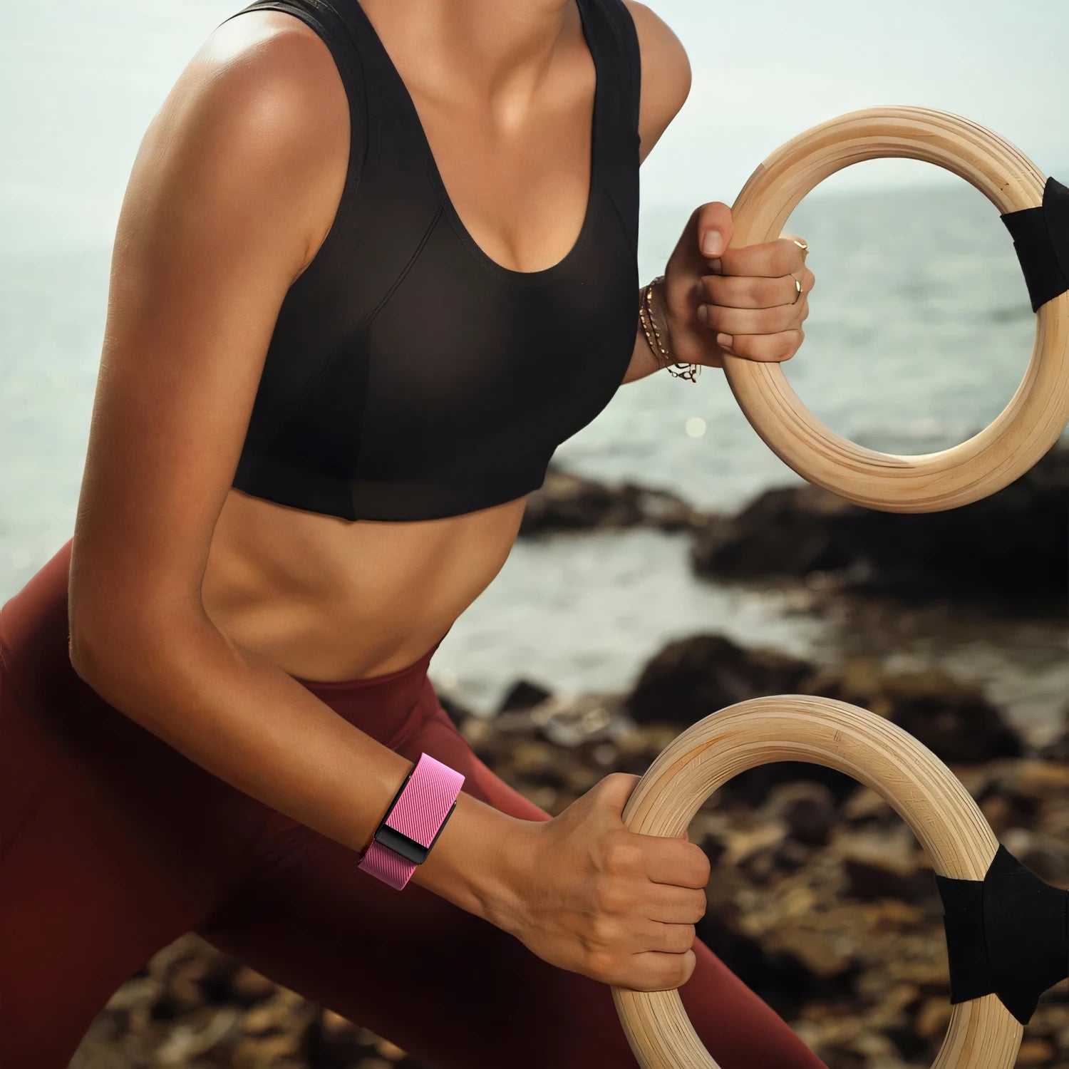 Elastic Bands for Whoop 4.0 & 3.0 - Stretchy, Comfortable Replacement Straps for Fitness Tracking - Perfect for Workouts, Running & Sleep Monitoring