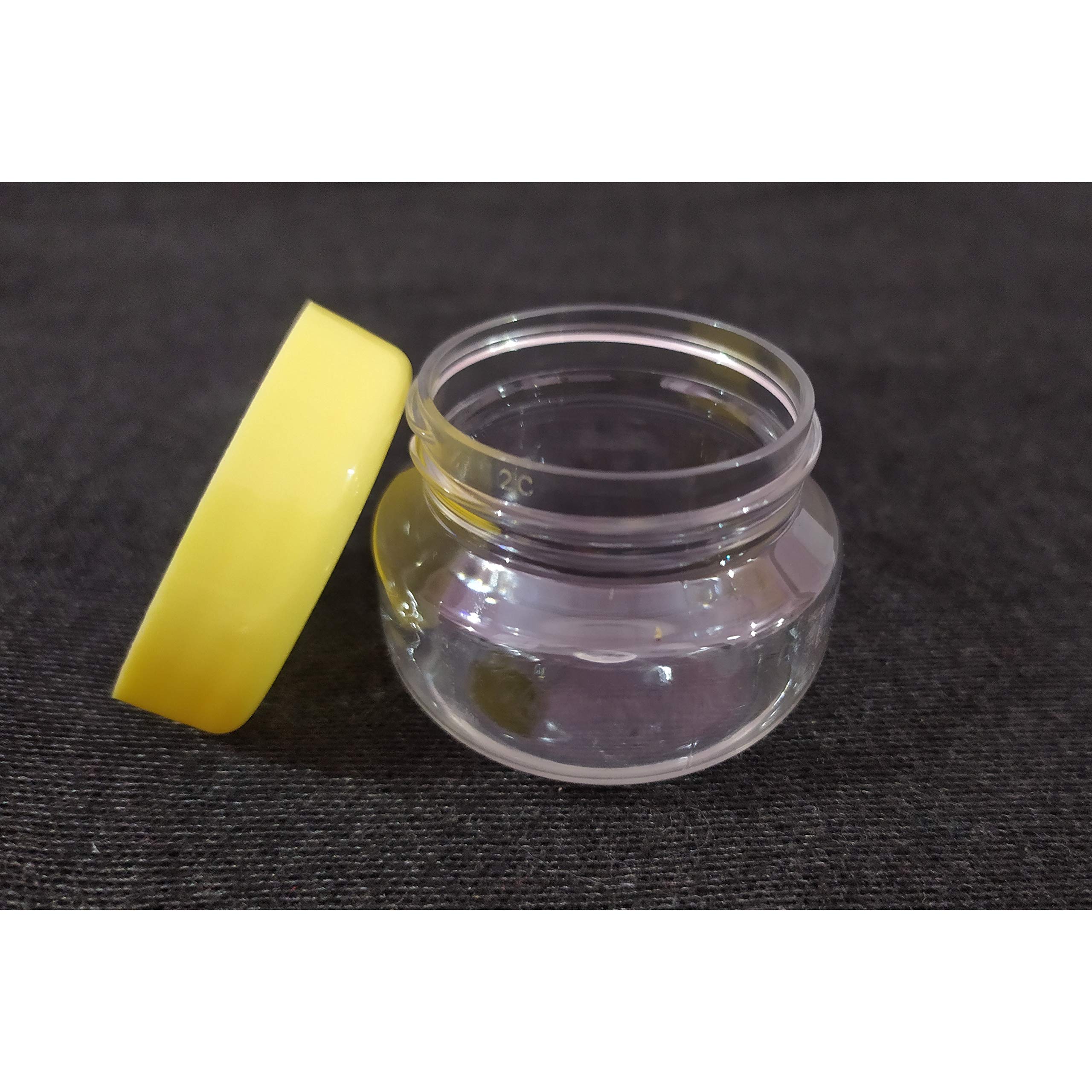 12Pcs 30ml Empty Cosmetic Jars - Transparent Makeup Containers for Eyeshadow, Face Cream & Skincare - Perfect for DIY Beauty Products, Travel & Salon Use