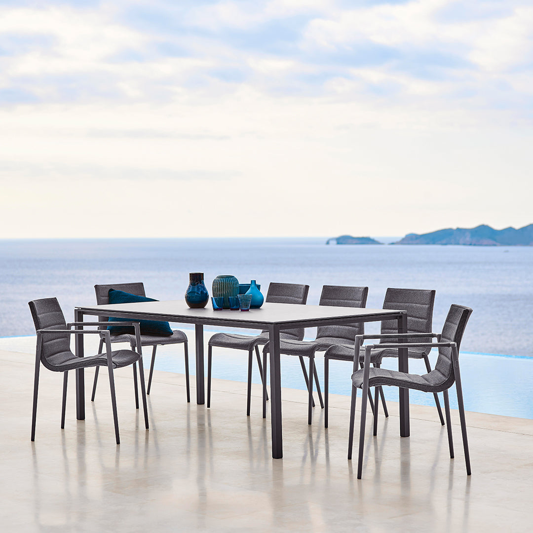 Premium Outdoor Armchair - Heavy-Duty All-Weather Patio Furniture with Cushion - Perfect for Backyard, Garden, Poolside & Deck Relaxation