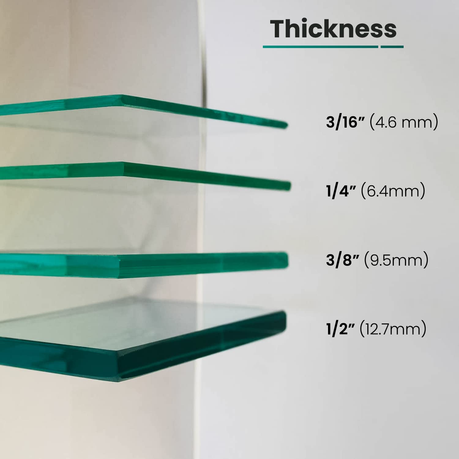 Custom Cut Round Tempered Glass Table Top - 3/16