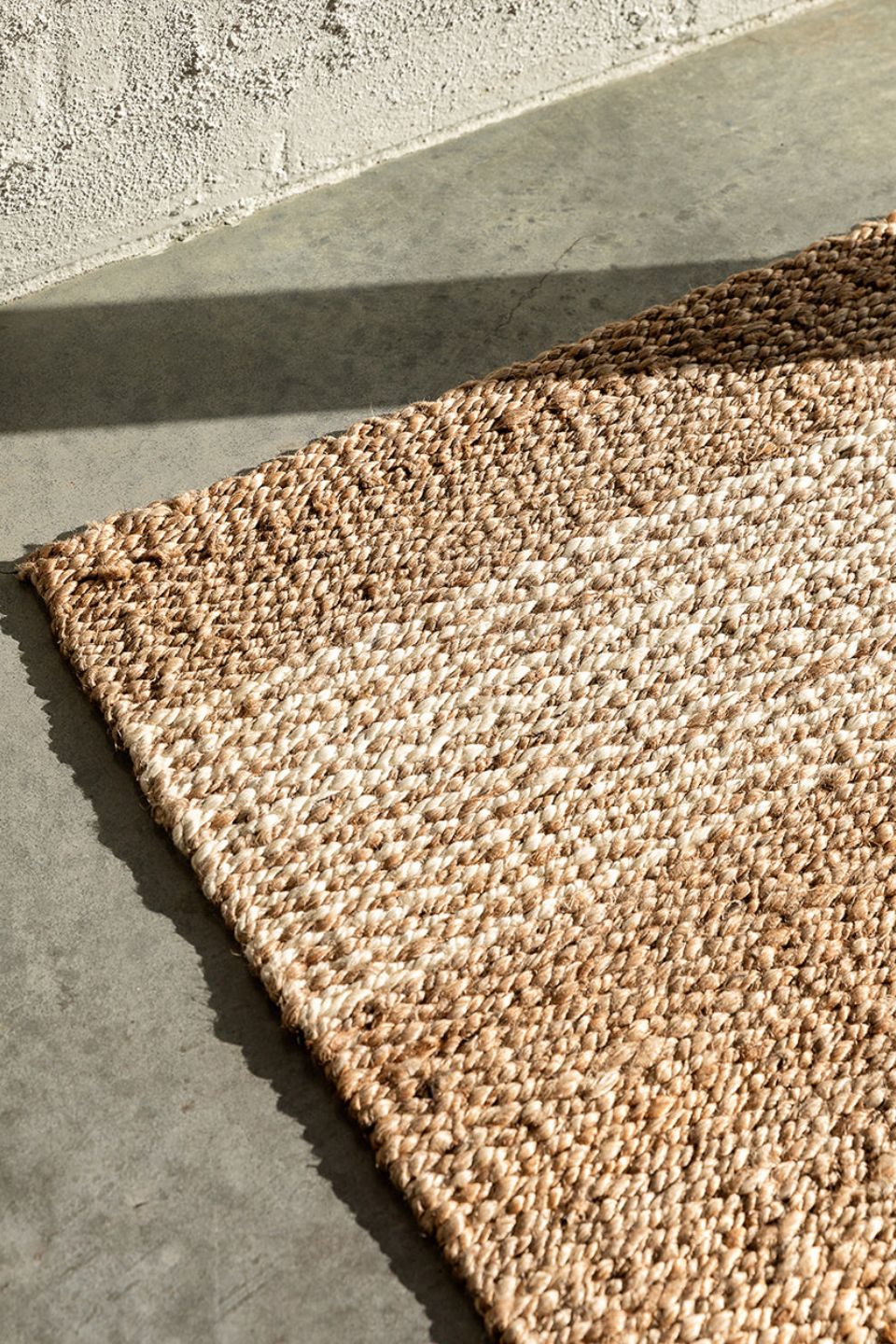 Anglesea Natural Jute Rug 60x100cm - Eco-Friendly Floor Mat for Living Room, Bedroom & Entryway - Non-Slip Home Decor Carpet