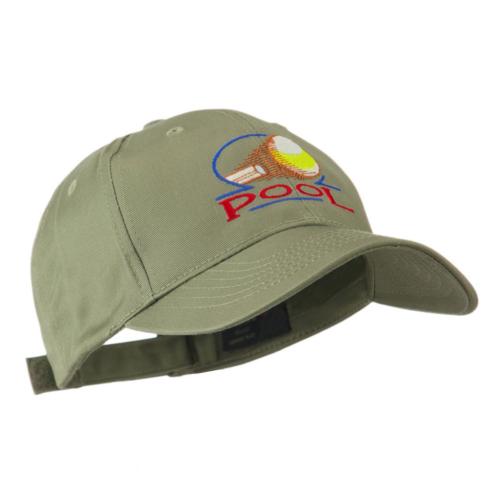 E4Hats.com Premium Billiard Pool Logo Embroidered Baseball Cap - Stylish Snooker & Pool Accessory for Players and Fans