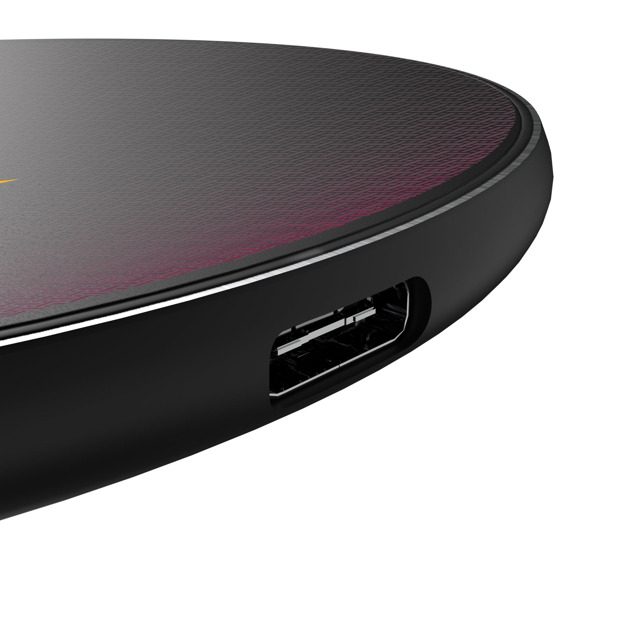 Arizona State University Sun Devils 15W Fast Wireless Charger - Linen Finish for iPhone, Samsung & Qi Devices - Perfect for Home, Office & Dorm Room Charging