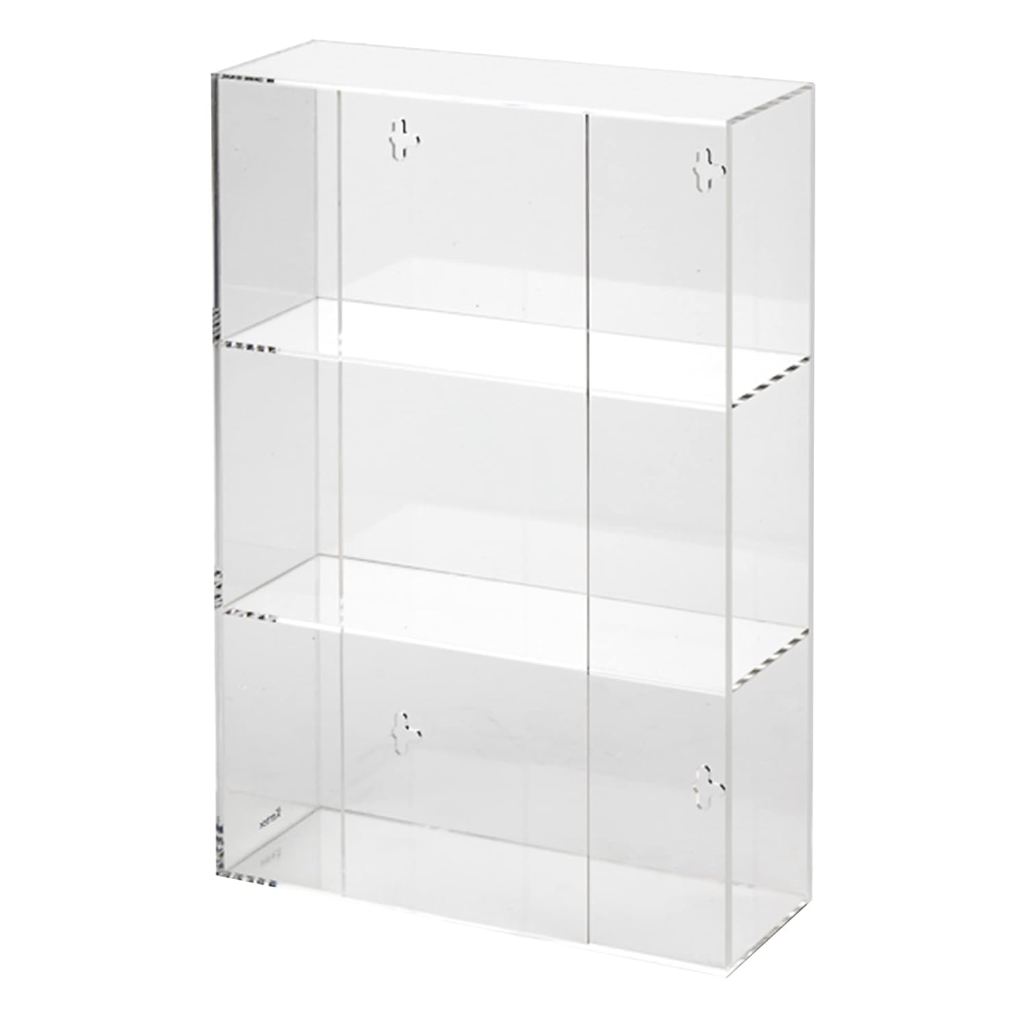 Kantek Clear Acrylic Wall Mounted Glove Box Dispenser - 3 Box Capacity, Easy Swap, for Food Service, Healthcare & Hospitals - 10.3