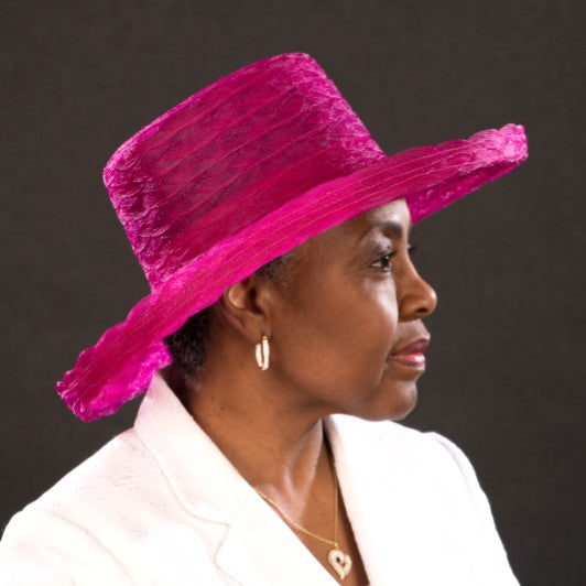 Elegant Pink Women's Dress Hat - Stylish & Comfortable for Weddings, Parties & Outdoor Events | NA1063