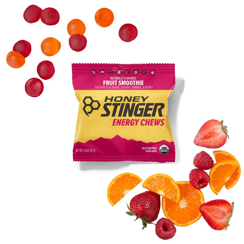 Honey Stinger Energy Chews - Natural Sports Nutrition for Runners, Cyclists & Athletes - Boost Endurance & Recovery During Workouts & Outdoor Activities