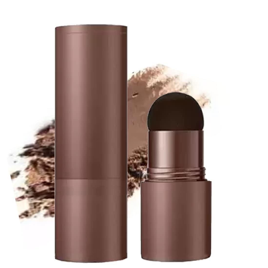 Glowhouse Hairline Shadow Powder Stick - Eyebrow & Hair Powder for Natural Look (Brown, 1 Pack) | Waterproof & Long-Lasting | Perfect for Daily Makeup, Touch-Ups & Covering Gray Hair