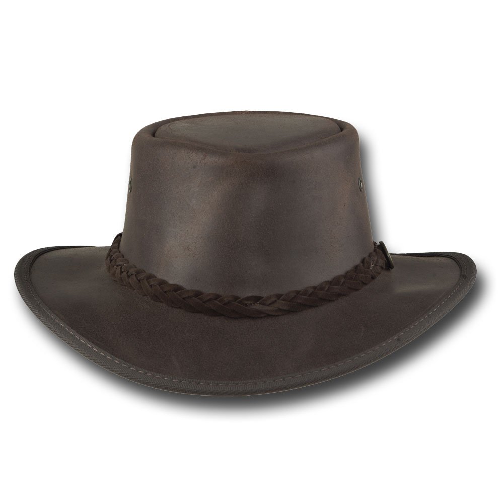 Premium Squashy Oiled Leather Hat for Men & Women - Soft & Durable Fashion Accessory - Perfect for Outdoor Activities, Travel, and Casual Wear