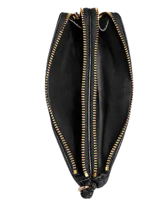 Coach Double Corner Zip Wristlet - Stylish Leather Crossbody Wallet for Women | Perfect for Everyday Use, Travel & Night Out