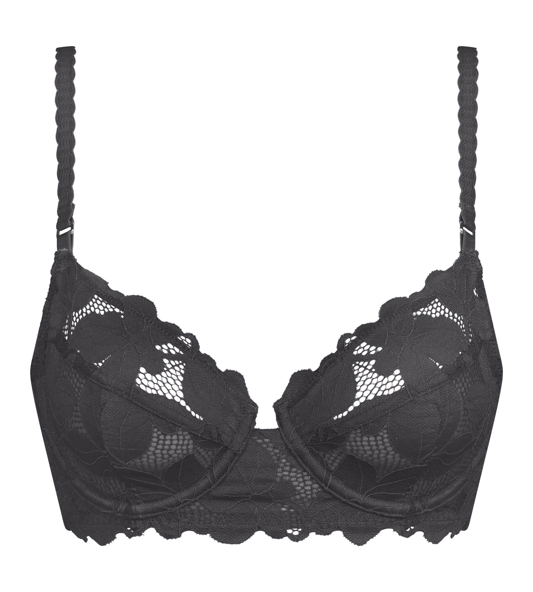 Floral Lace Underwire Bra - Supportive & Comfortable Full Coverage T-Shirt Bra for Women | Perfect for Everyday Wear, Work & Special Occasions