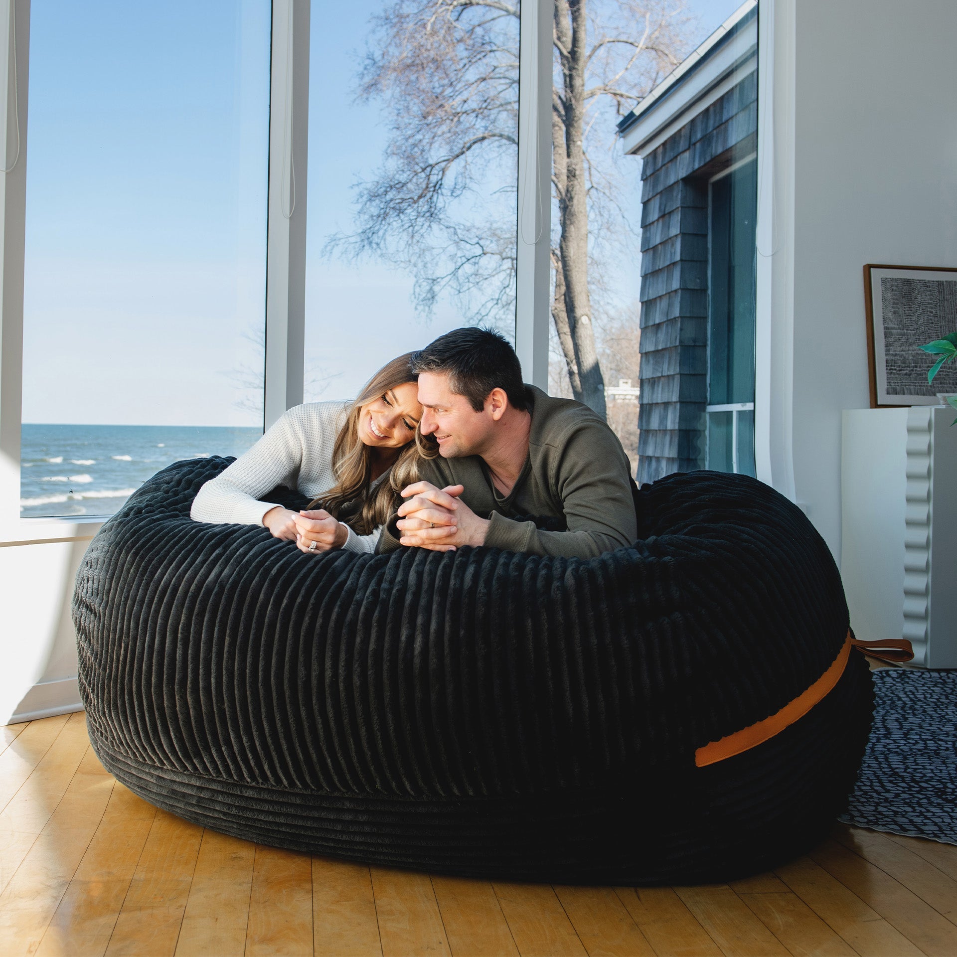 Fuf XL Dog Bed with Removable Washable Cover - Extra Large Orthopedic Pet Bed for Large Dogs, Waterproof & Chew Resistant - Perfect for Living Room, Bedroom or Kennel Use
