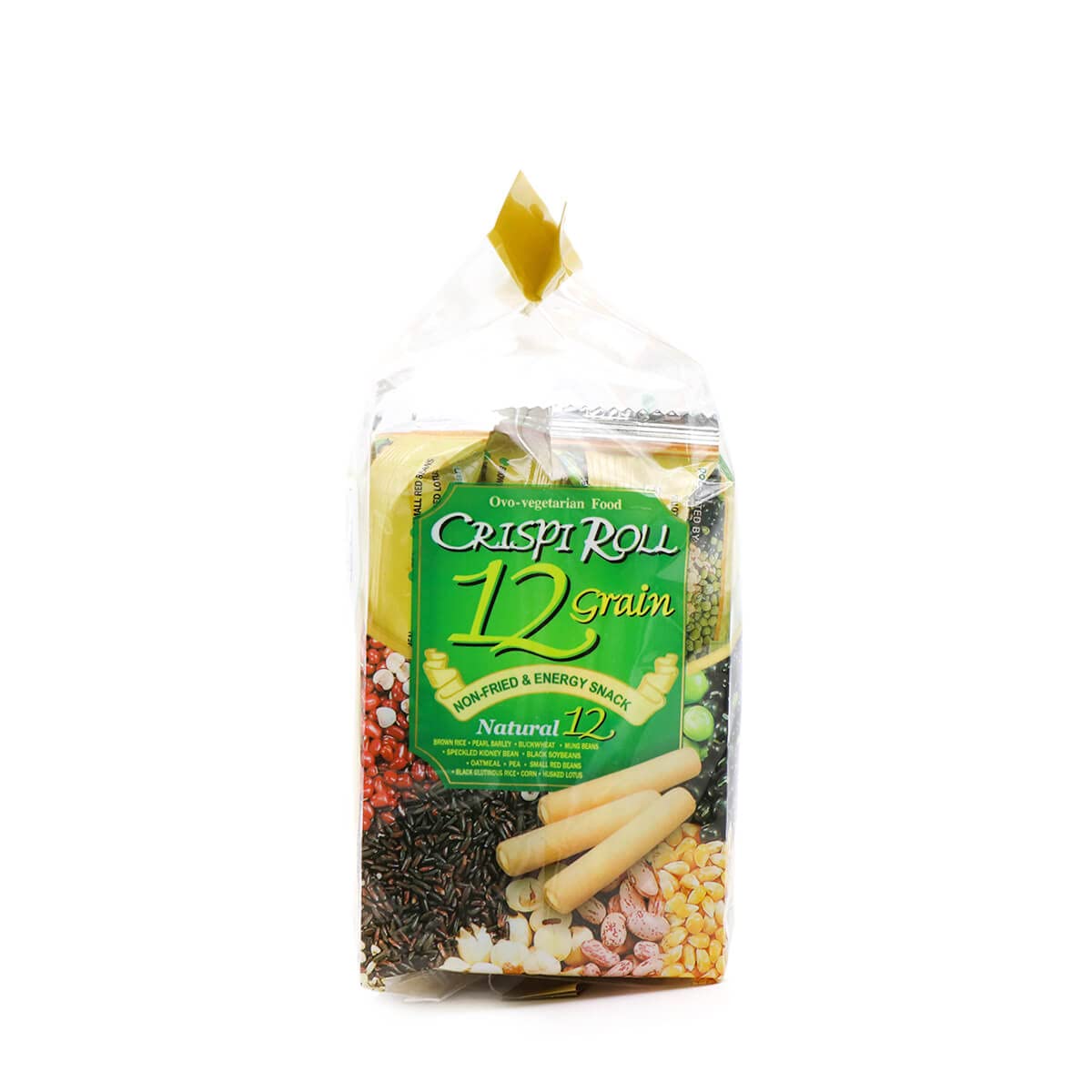 Ovo-Vegetarian 12 Grain Crispi Non-Fried Rolls - 18 Rolls per Pack | Healthy Snack for Breakfast, Lunch & On-the-Go Meals