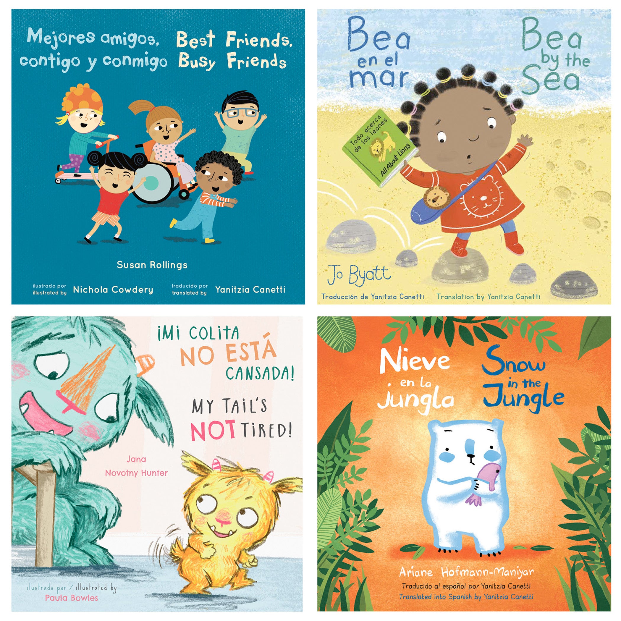Bilingual Children's Book Set - 4 Book Collection for Early Learning & Language Development | Perfect for Home, Classroom & Gift Giving