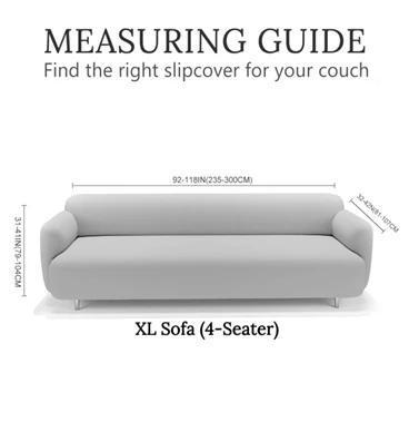 Classic Tropical Couch Cover - Soft Stretchable Sofa Slipcover for Living Room, Sectional, Loveseat - Water & Stain Resistant Furniture Protector for Home Decor (Beach House, Summer Vibes)