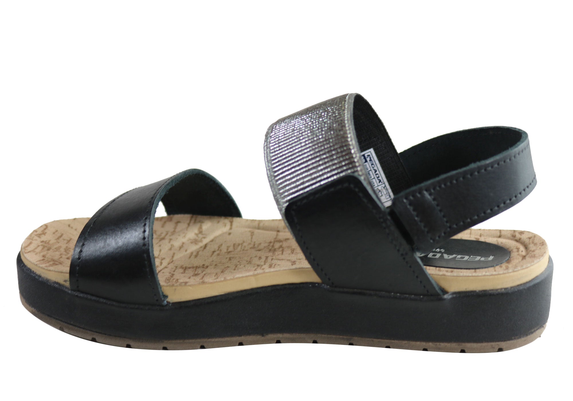Pegada Rosie Women's Comfort Cushioned Leather Sandals - Handmade in Brazil - Perfect for Beach, Vacation & Summer Outfits