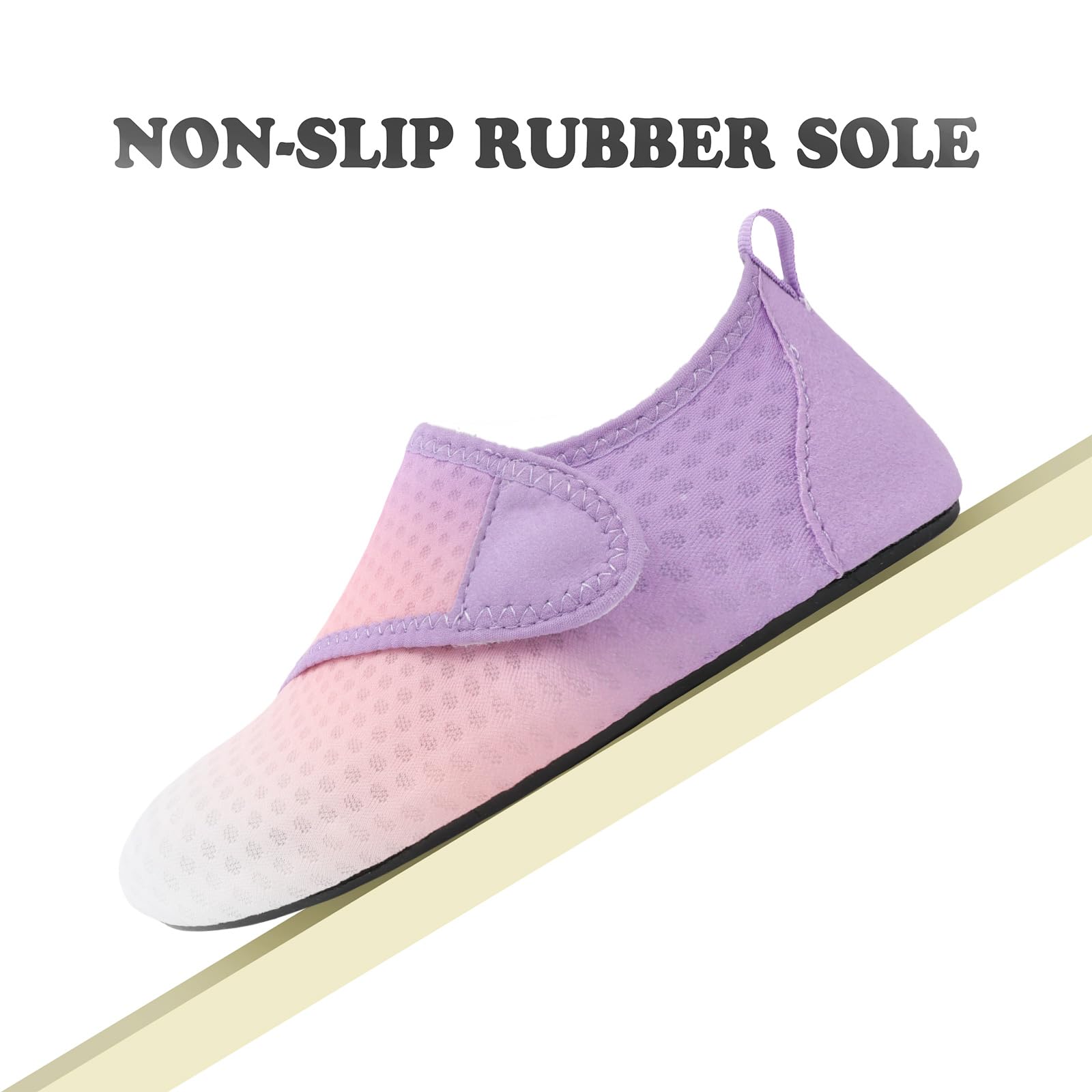 Kids Water Shoes for Boys & Girls - Breathable Quick-Dry Aqua Socks for Beach, Pool, Swimming & Summer Activities | Non-Slip Athletic Water Shoes