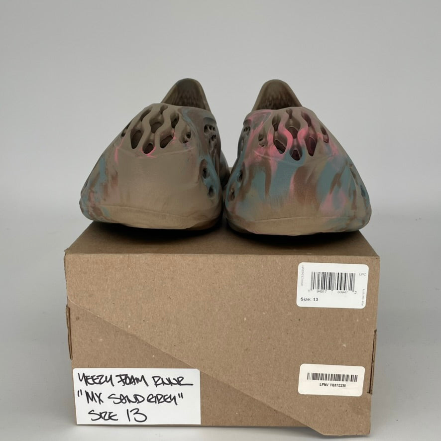 Adidas Yeezy Foam Runner MX Sand Grey - Men's Size 13 (GY3969) | Comfortable Slip-On Sneakers for Running, Gym & Casual Wear