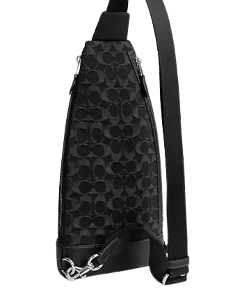 Coach Dominic Sling Pack In Signature Denim - Stylish Crossbody Bag for Men & Women | Perfect for Travel, Work & Everyday Use