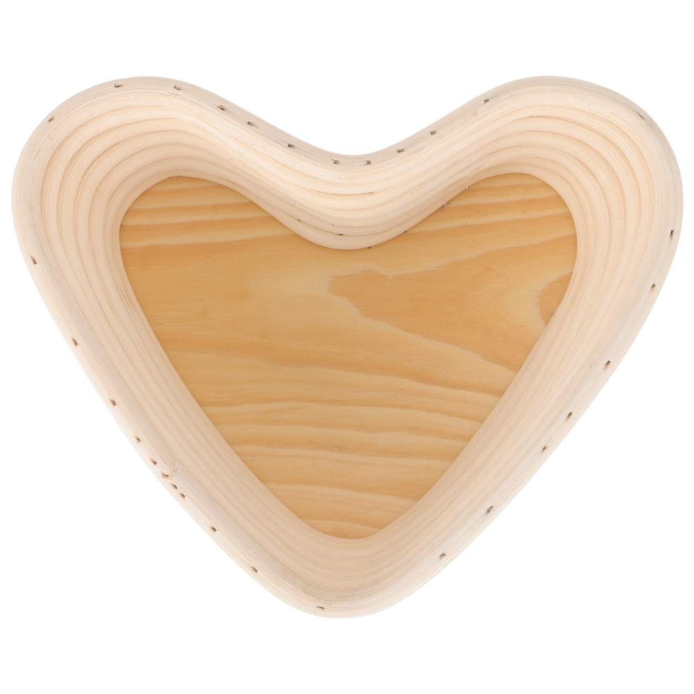 Heart-Shaped Rattan Bread Proofing Basket - Natural Fermentation Dough Rising Basket for Sourdough, Artisan Bread Baking | Perfect for Home Bakers & Bread Making Enthusiasts
