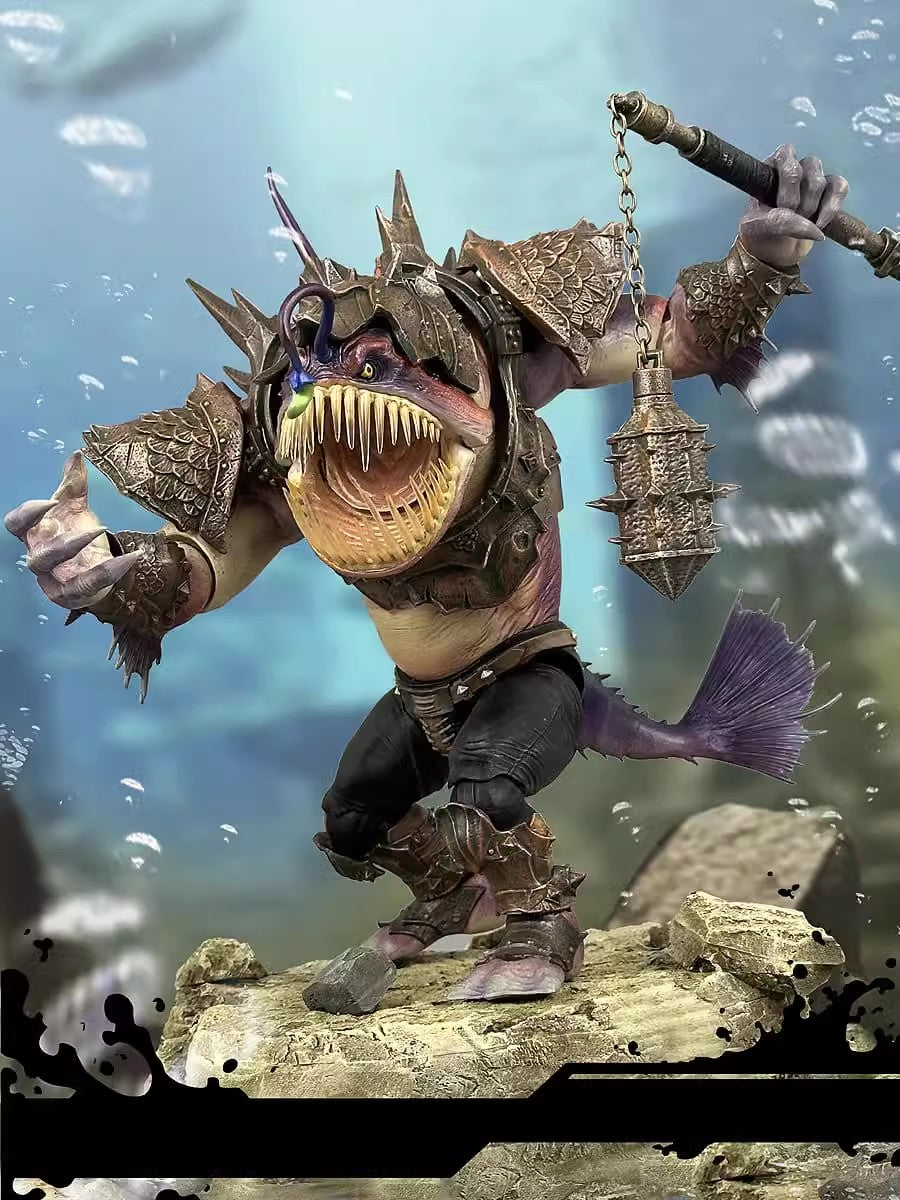 Fury Toys 1/12 Scale 7-inch Action Figure - The Record of the Mountain and Sea Demon God Lantern Fish Collectible Model for Display & Photography | Perfect for Anime Fans & Collectors