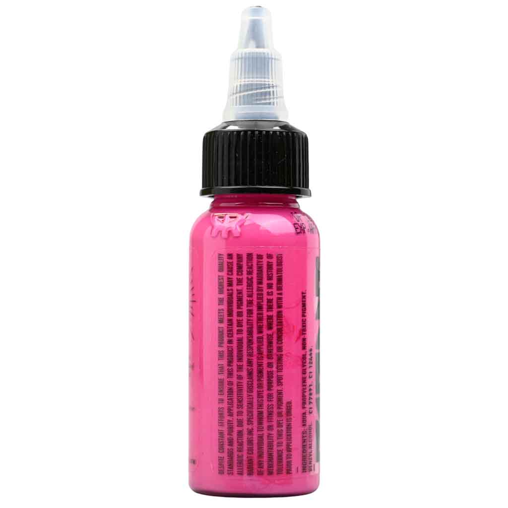 Deep Pink Radiant Tattoo Ink - 1 oz Bottle | Professional Tattoo Supplies for Artists | Perfect for Permanent Makeup, Body Art & Tattoo Designs