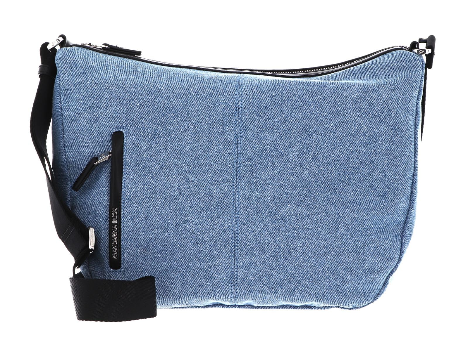 Mandarina Duck Women's Denim Shoulder Bag - One Size, Stylish Crossbody Purse for Everyday Use, Work, and Travel