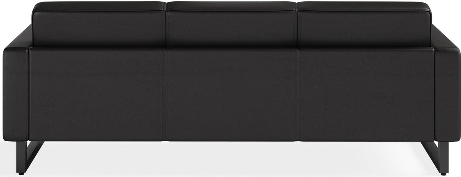 Safco 1730 Lounge Sofa - Modern Office & Home Furniture, Legs Not Included - Perfect for Living Room, Waiting Area & Reception Spaces