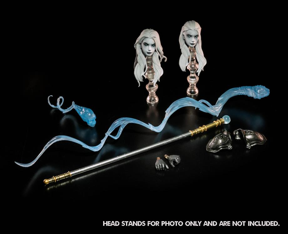 Four Horsemen Studio Mythic Legions 1/12 Scale 6-Inch Action Figure - Poxxus Thraice Wraithhailer Collectible Toy for Display & Role Play | Fantasy Battle Scenes & Collector's Showcase